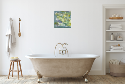 Handgemaltes Acrylbild auf Leinwand > Windy Spring