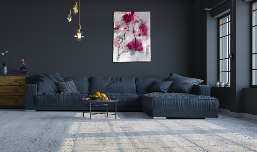 Handgemaltes Acrylbild auf Leinwand > Big Reds