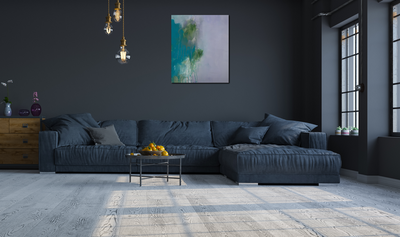 Handgemaltes Acrylbild auf Leinwand > Un Poco Verde