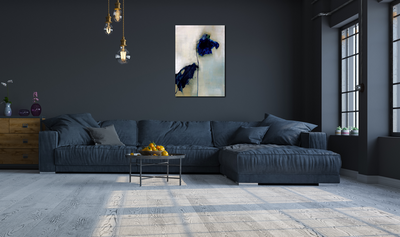Handgemaltes Acrylbild auf Leinwand > Blue Power