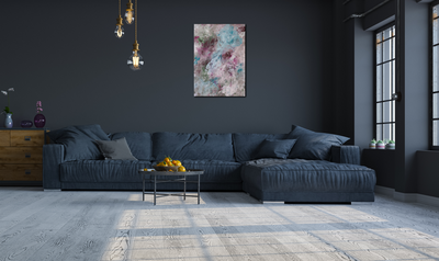 Handgemaltes Acrylbild auf Leinwand > Colorful Clouds