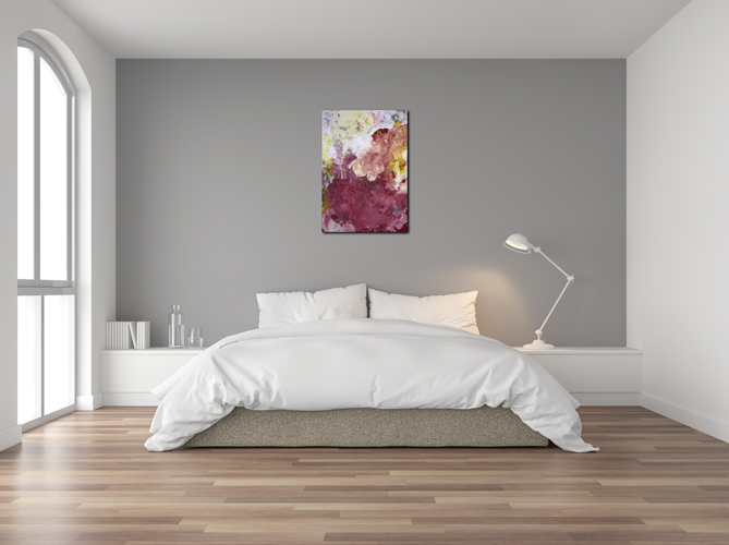 Handgemaltes Acrylbild auf Leinwand > Motley