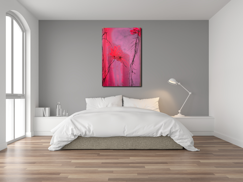 Handgemaltes Acrylbild auf Leinwand > Lovely