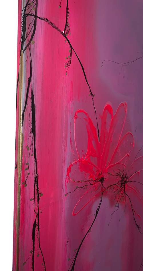 Handgemaltes Acrylbild auf Leinwand > Lovely