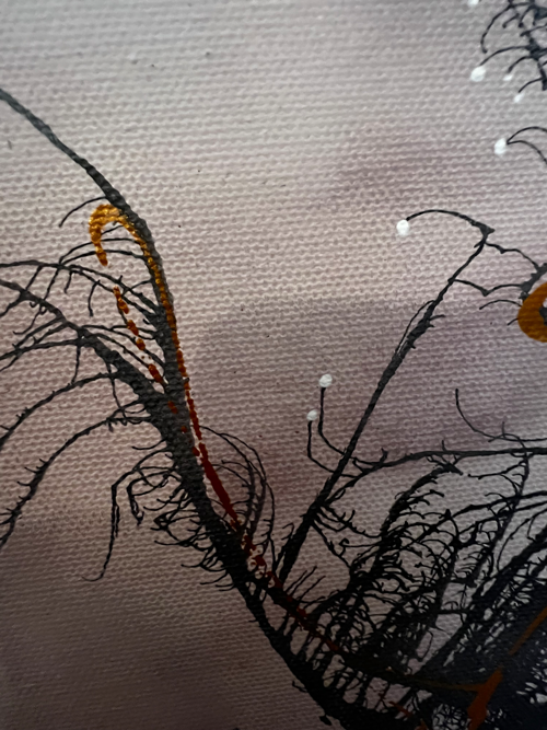 Handgemaltes Acrylbild auf Leinwand > Minimalismus > 3er Serie