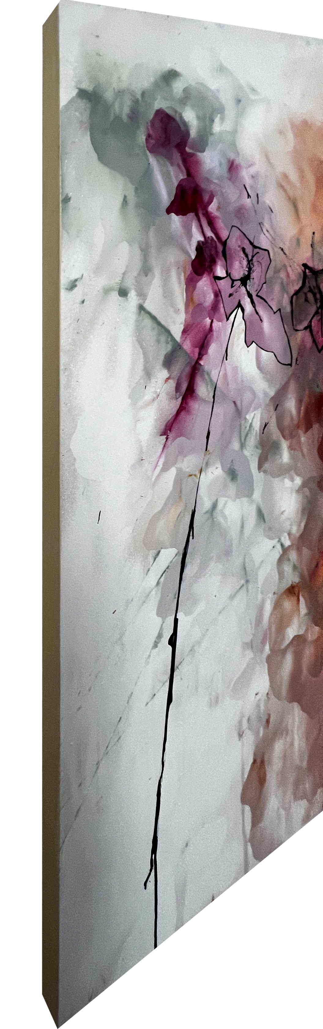 Handgemaltes Acrylbild auf Leinwand > Spring