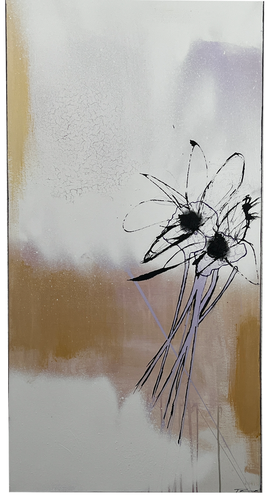 Handgemaltes Acrylbild auf Leinwand > Sunflower