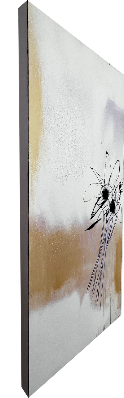 Handgemaltes Acrylbild auf Leinwand > Sunflower