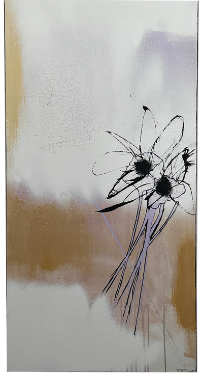 Handgemaltes Acrylbild auf Leinwand > Sunflower