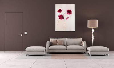 Handgemaltes Acrylbild auf Leinwand > Desert Flowers