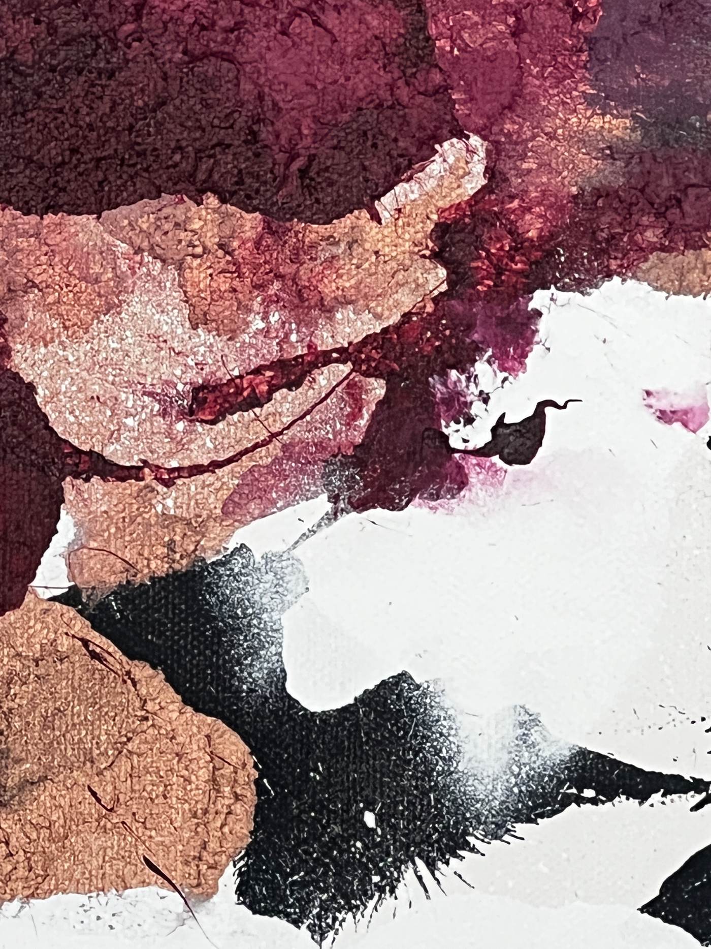 Handgemaltes Acrylbild auf Leinwand > Valentine