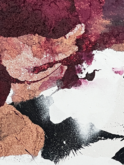 Handgemaltes Acrylbild auf Leinwand > Valentine