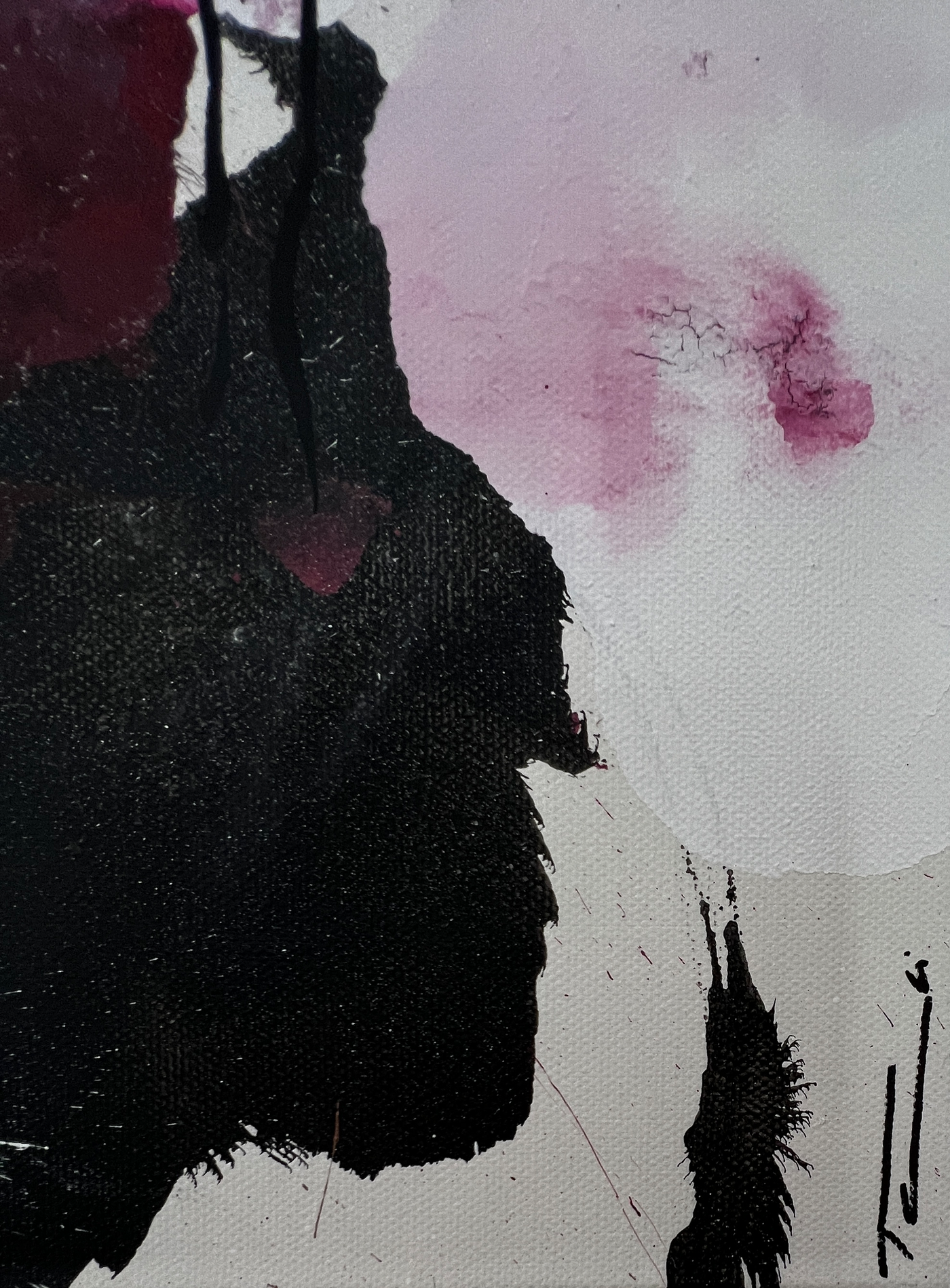 Handgemaltes Acrylbild auf Leinwand > Valentine