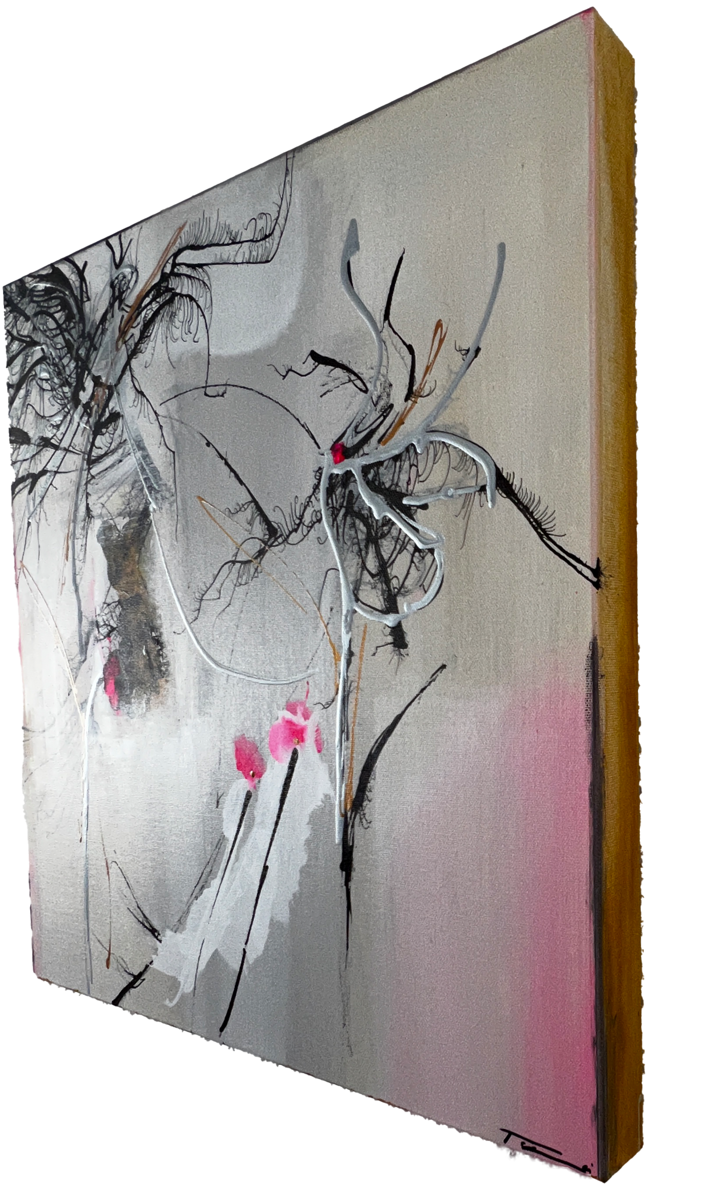 Handgemaltes Acrylbild auf Leinwand > Wild
