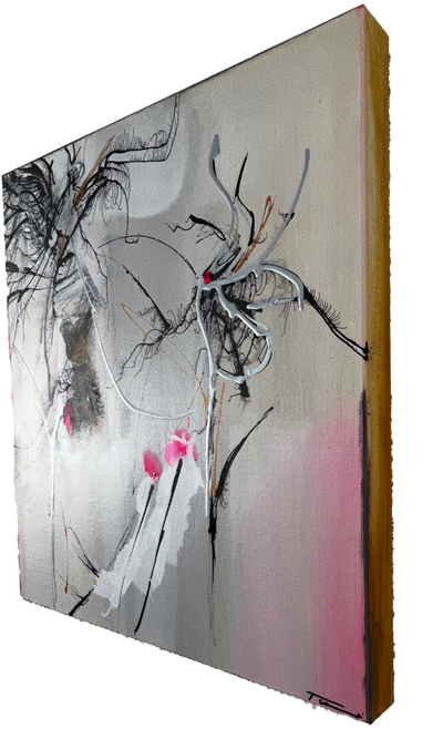 Handgemaltes Acrylbild auf Leinwand > Wild