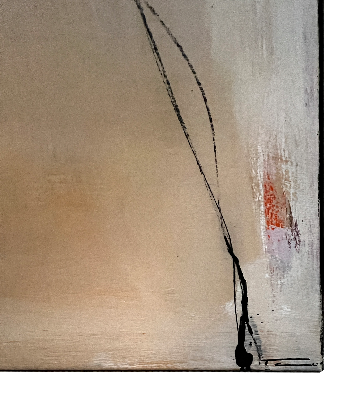 Handgemaltes Acrylbild auf Leinwand > Two Orange > 2er Serie