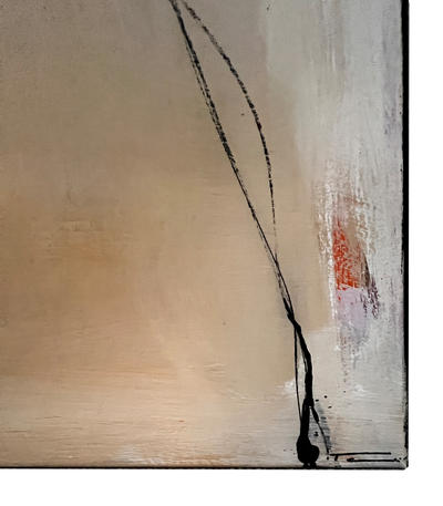 Handgemaltes Acrylbild auf Leinwand > Two Orange > 2er Serie