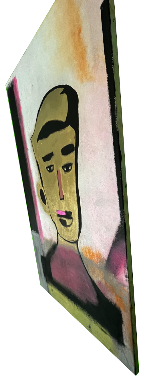 Handgemaltes Acrylbild auf Leinwand > Artman