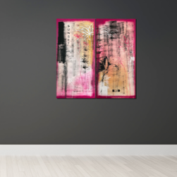 Handgemaltes Acrylbild auf Leinwand > Sunset Blvd