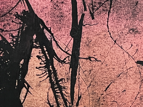 Handgemaltes Acrylbild auf Leinwand > Sunset Blvd
