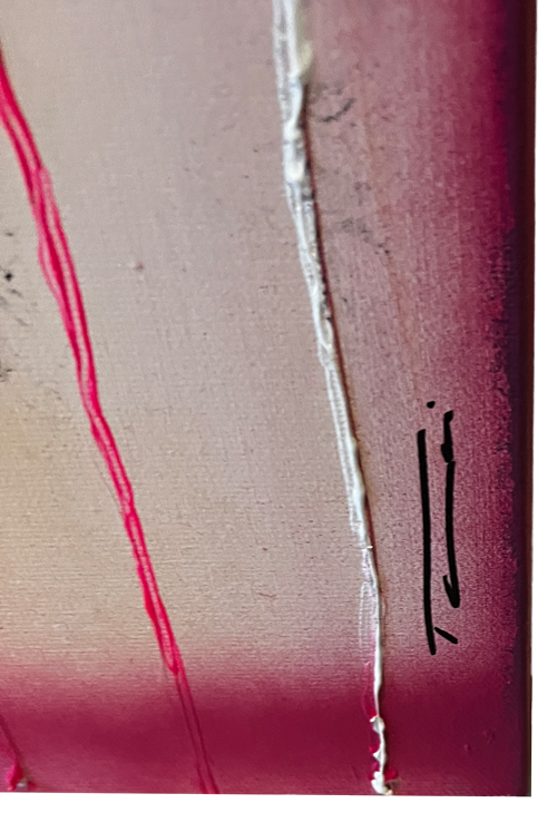 Handgemaltes Acrylbild auf Leinwand > Sunset Blvd