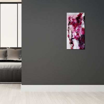 Handgemaltes Acrylbild auf Leinwand > Pink Explosion