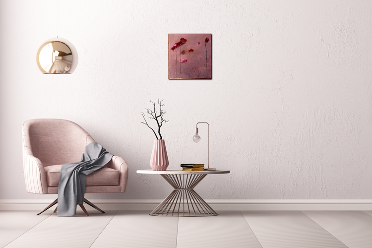 Handgemaltes Acrylbild auf Leinwand > Vom Winde verweht