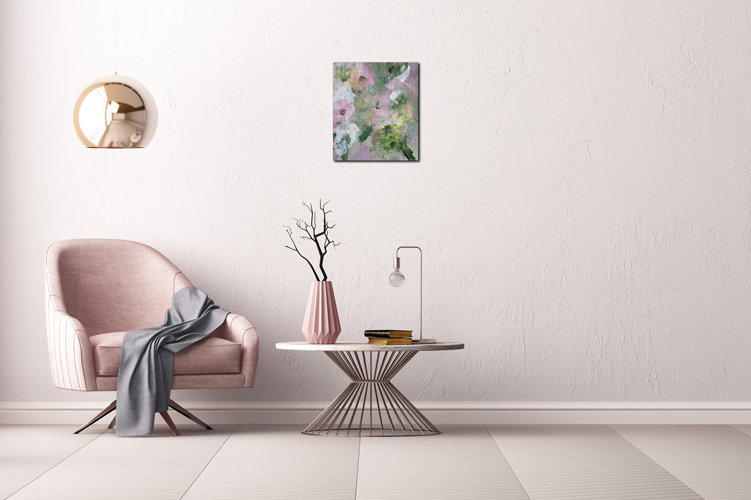 Handgemaltes Acrylbild auf Leinwand > Differents