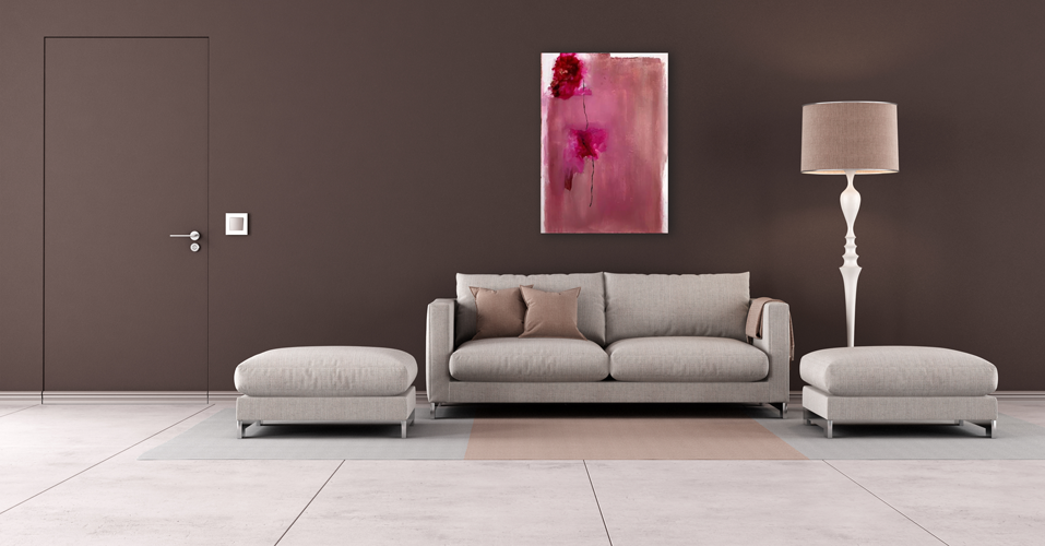 Handgemaltes Acrylbild auf Leinwand > Patience