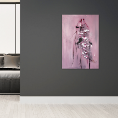 Handgemaltes Acrylbild auf Leinwand > Growing