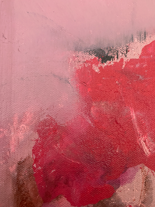 Handgemaltes Acrylbild auf Leinwand > Sweet Flower