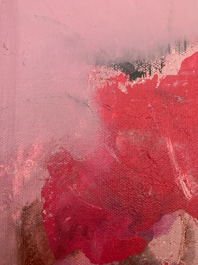 Handgemaltes Acrylbild auf Leinwand > Sweet Flower