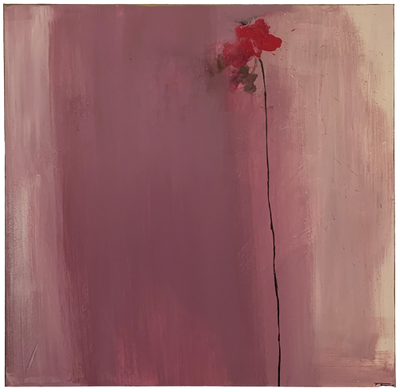 Handgemaltes Acrylbild auf Leinwand > Sweet Flower