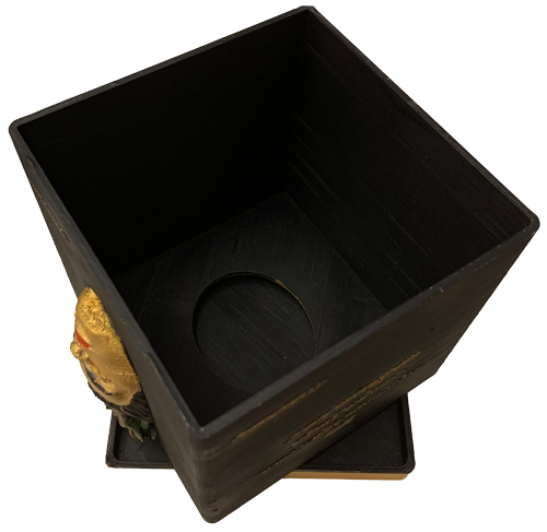 Kosmetiktücher Box > Frida Kahlo < black-gold