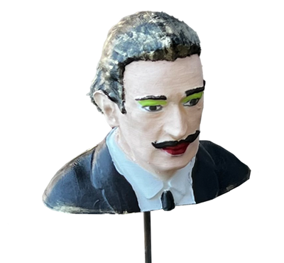 Gartenstecker > Salvador Dali < Gold