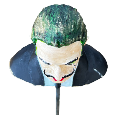 Gartenstecker > Salvador Dali < Grün